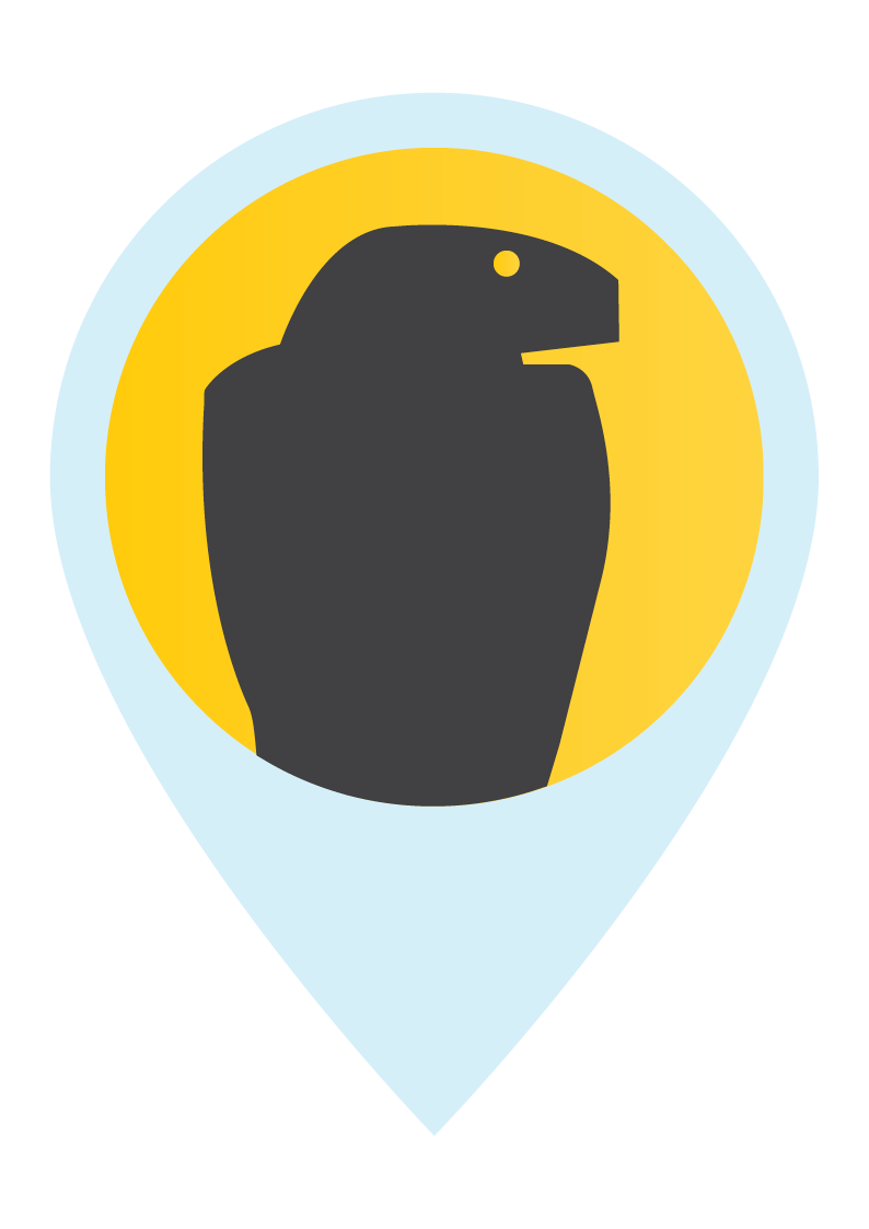 Graphic Design - MVCC3620 - Public Art Interactive Map Icons - May 2020 - ICONS4 Bird sculpture