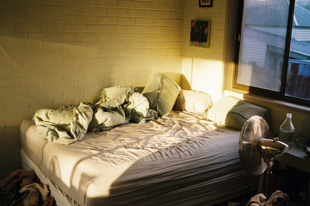 J Davies My Bed After 2020 analogue photograph