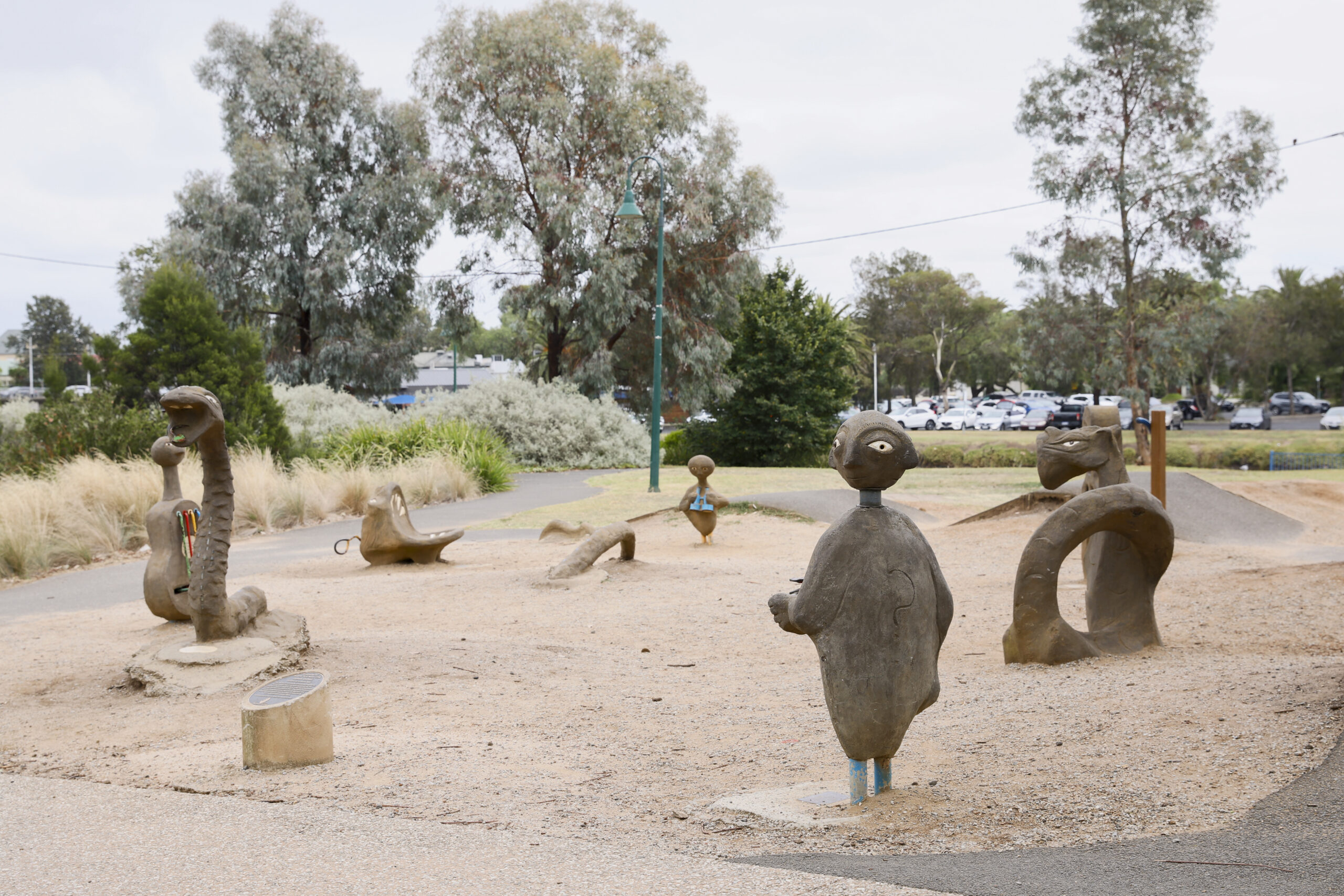 James Cattell Sculptures for Queens Park Maze 1998 (19)